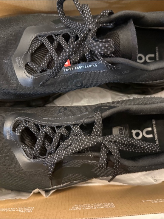 On Running Men\'s Black/Gray Cloudventure Waterproof Trail Shoes CloudMonster2 main image 4